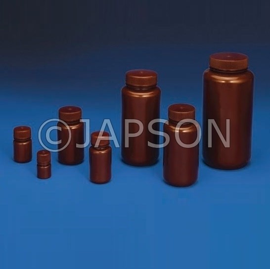 Reagent Bottles (Wide Mouth) - Amber Reagent Bottles (Wide Mouth) - Amber